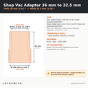 ASP-F36-T32.5-PETG — Fiche des cotes