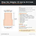 ASP-F42-T32.5-PETG — Fiche des cotes