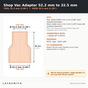 ASP-F52.2-T32.5-PETG — Fiche des cotes