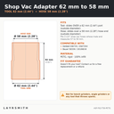 ASP-F62-T58-PETG — Fiche des cotes