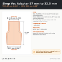 ASP-M57-T32.5-PETG — Fiche des cotes