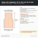 ASP-T32.5-F22.5-PETG — Fiche des cotes