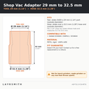 ASP-T32.5-F29-PETG — Fiche des cotes
