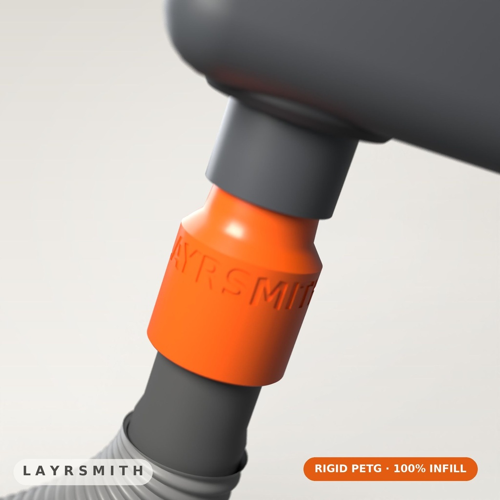 [ASP-T32.5-M31.5-PETG] Adaptateur d'aspiration 31,5 mm → tuyau 1-1/4 po — Kreg