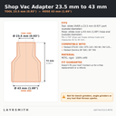 ASP-T43-F23.5-PETG — Fiche des cotes