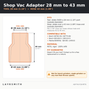 ASP-T43-F28-PETG — Fiche des cotes