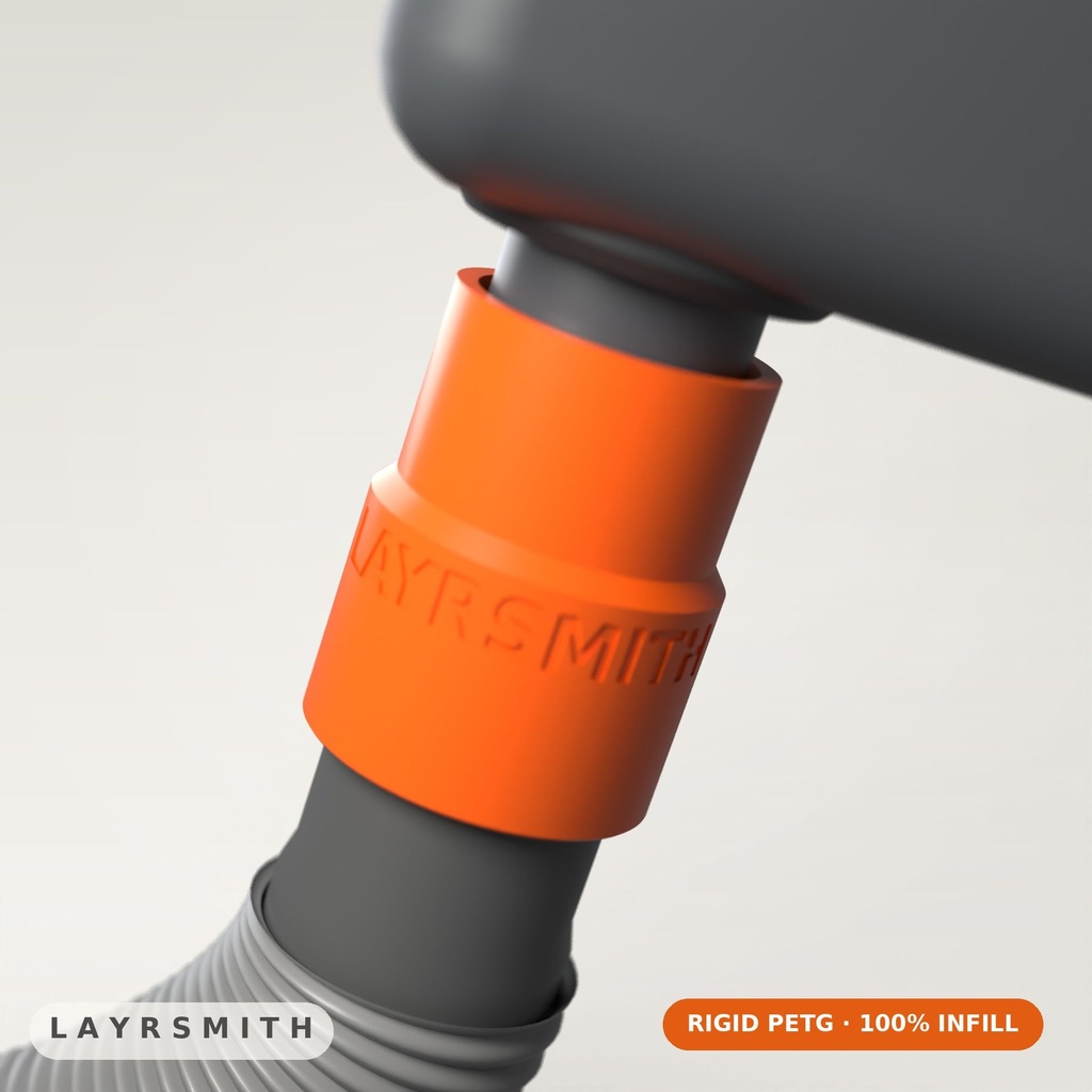 [ASP-T43-F37.5-PETG] Adaptateur d'aspiration 37,5 mm → tuyau 1-7/8 po — Porter-Cable