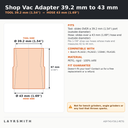 ASP-T43-F39.2-PETG — Fiche des cotes