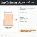 ASP-T43-F40.3-PETG — Fiche des cotes