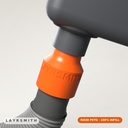 [ASP-T43-M36-PETG] Adaptateur d'aspiration 36 mm → tuyau 1-7/8 po — Makita, Metabo