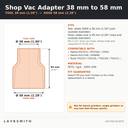 ASP-T58-F38-PETG — Fiche des cotes