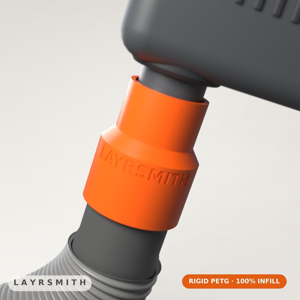 [ASP-T58-F43.2-PETG] Adaptateur d'aspiration 43,2 mm → tuyau 2-1/2 po — Harbor Freight, WEN