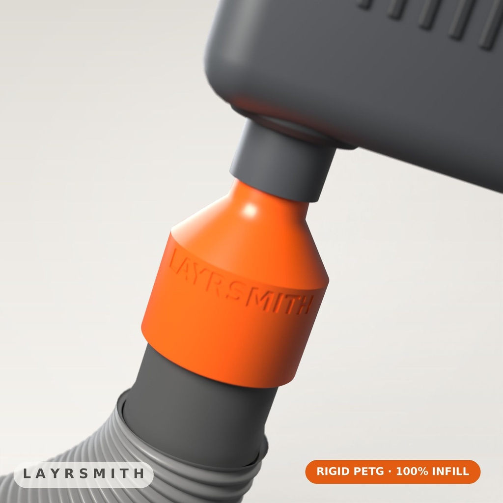 [ASP-T58-M31.5-PETG] Adaptateur d'aspiration 31,5 mm → tuyau 2-1/2 po — Kreg